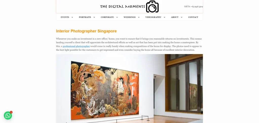 The Digital Moments​ Interior Photography
